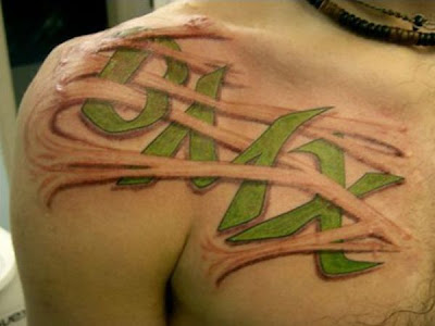 Similar to this tattoo, the intelligent sports tattoos of their favorite