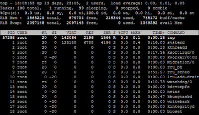 top command linux