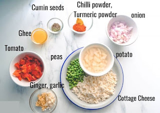 paneer bhurji ingredients