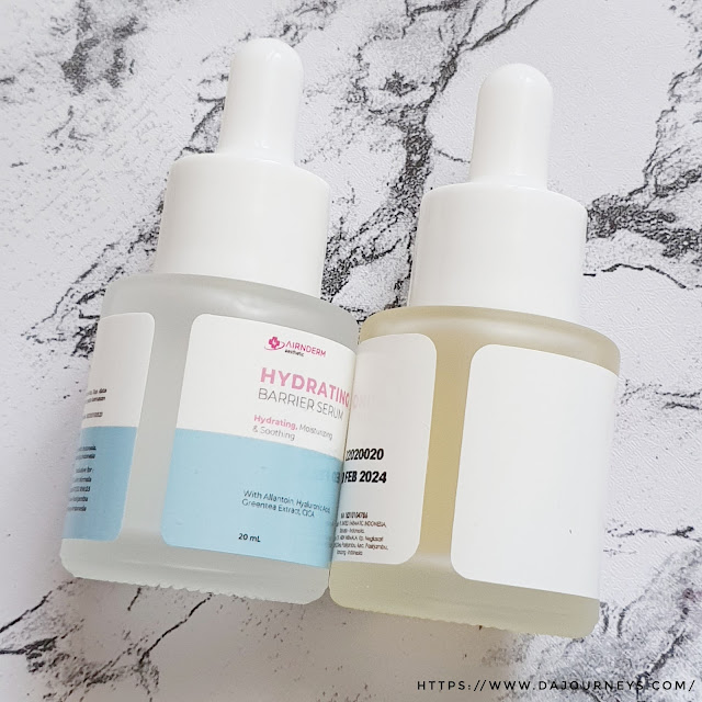 Review Airnderm AHA BHA Serum dan Airnderm Hydrating Barrier Serum