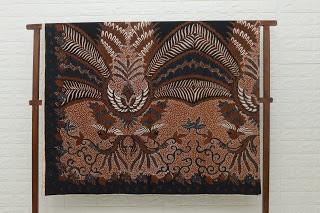 Kain Batik Tulis Motif Lar Kombinasi Parang