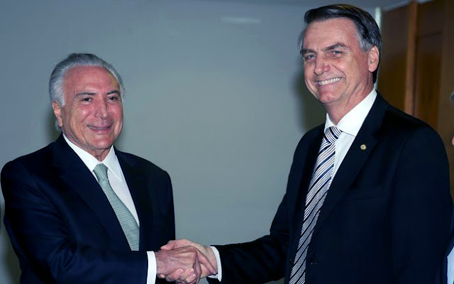 Temer e Bolsonaro