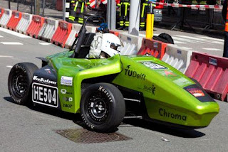 The TU Delft Forze IV hydrogen race car 