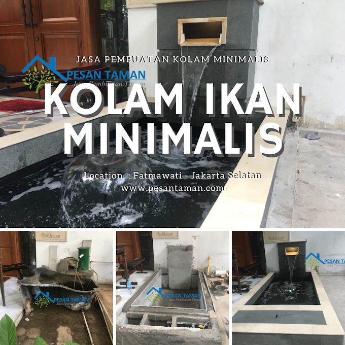 Jasa Pembuatan Kolam Ikan Minimalis