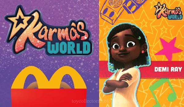 McDonalds Karma's World Happy Meal Toys 2023 Demi-Rey activity kit