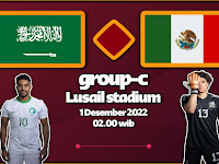 Streaming piala dunia Qatar 2022 gratis. Arab vs Meksiko: perebutan tiket lolos menuju 16 besar 