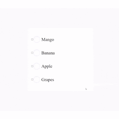custom circular checkbox