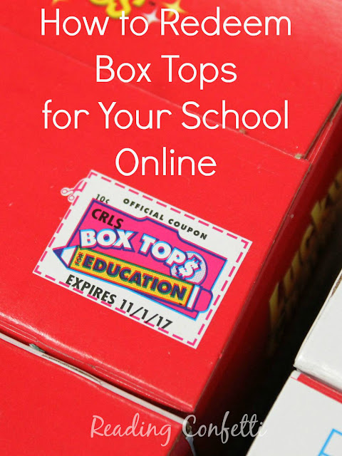 How to redeem box tops online