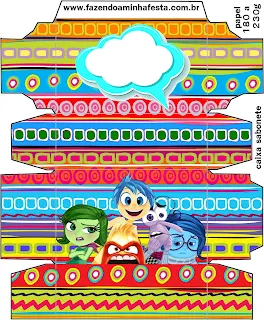 Birthday of Inside Out, Free Printable Box.