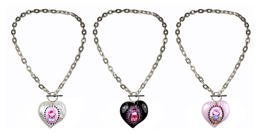 Tarina Tarantino Hello Kitty Heart Necklaces