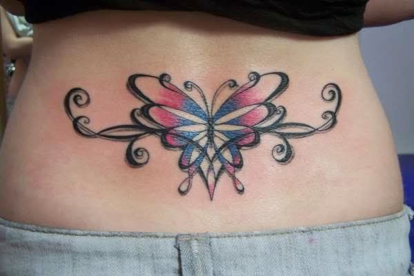 Flower Tattoo On Women Spinal, Women Spinal With Flower Tattoo, Women With Spinal Flower Tattoos, Great Tattoo On Women Full Back, Women, Parts, Flower, 