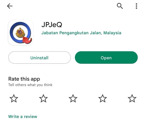 pengalaman guna JPJEQ