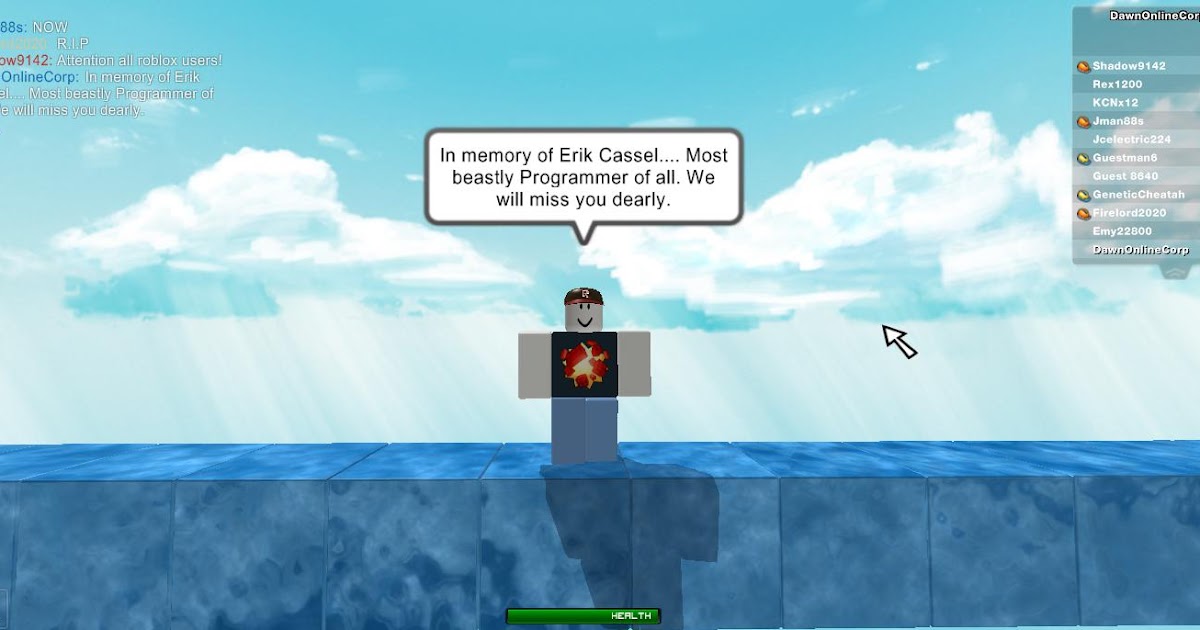 Dawn Online Development Blog In Memory Of Erik Cassel - roblox erik cassel