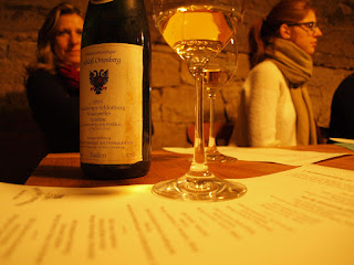 A 1993 vintage of a Muskateller Spätlese from the Ortenberger Schloßberg. Weinbauversuchsgut Schloß Ortenberg, Baden