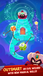 Adalah sebuah game puzzle yang sudah cukup terkenal dengan abjad utama monster hijau men Cut The Rope : Magic apk