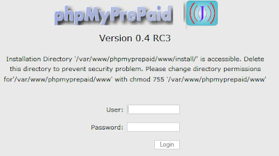 phpmyprepaid - login administrator