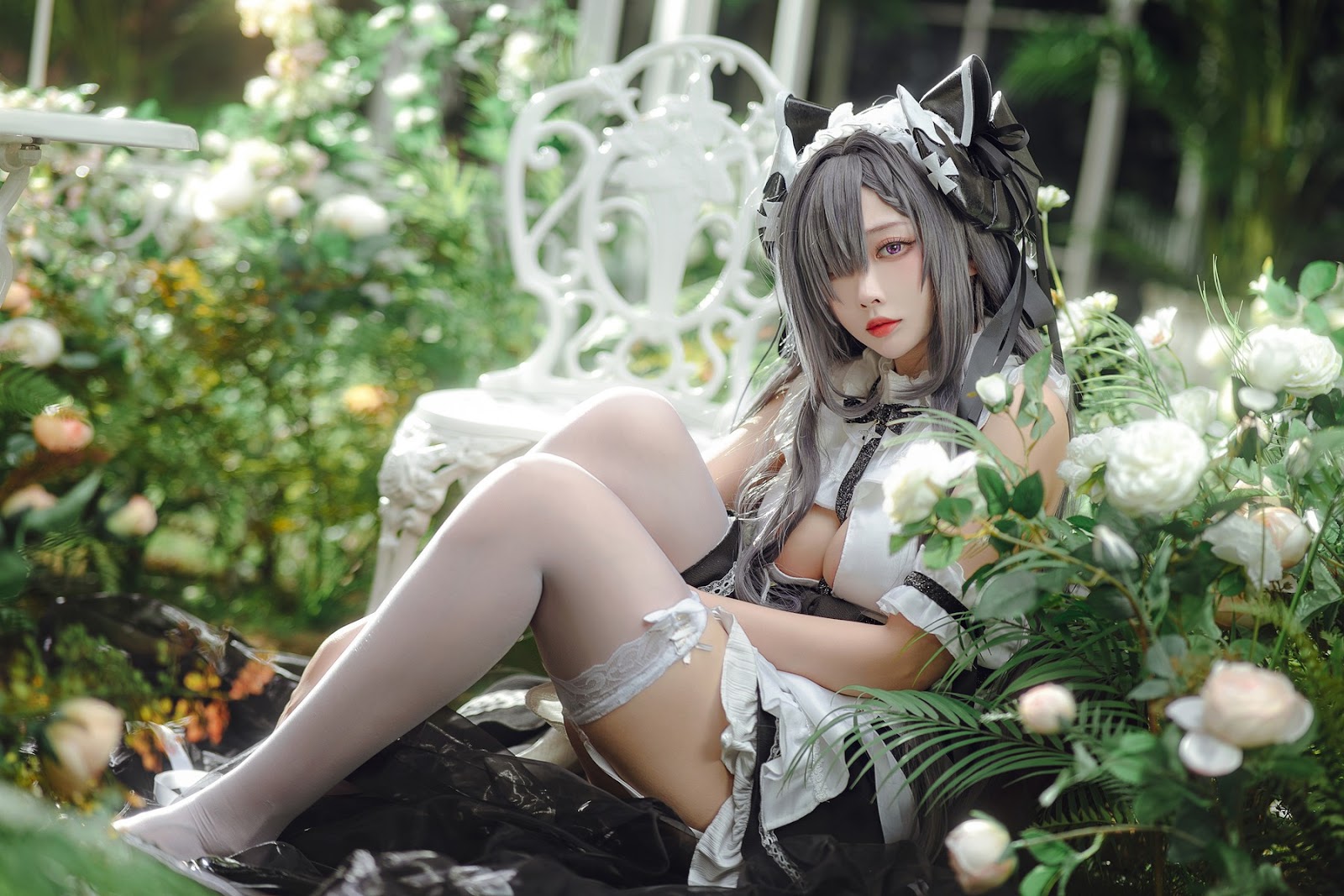 Cosplay 宮本桜 奥古斯特 女仆装