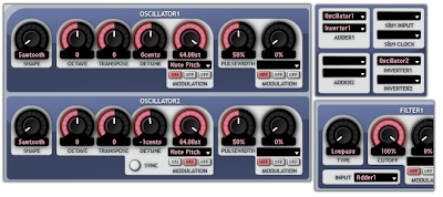 Custom waveform creation in the Aspect semi-modular synth