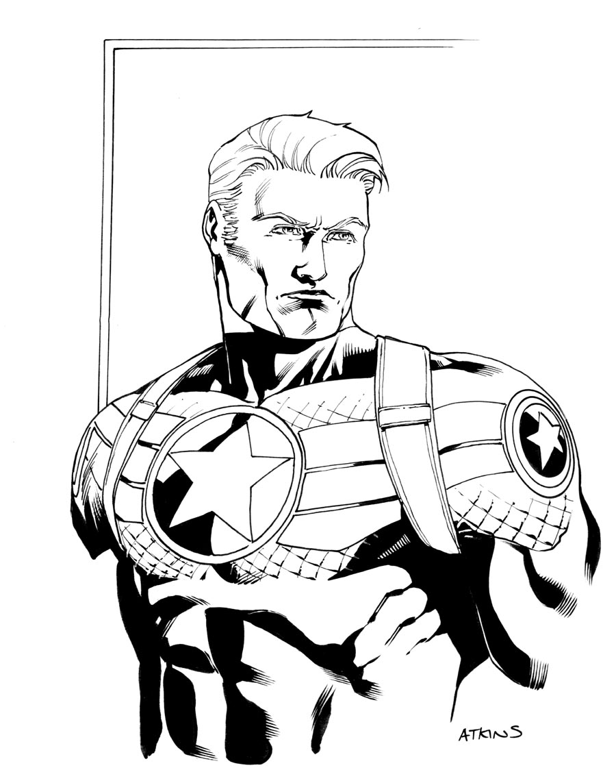 Download Robert Atkins Art: Captain America: Steve Rogers....