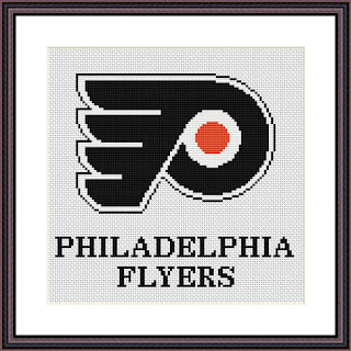 Philadelphia Flyers logo cross stitch pattern - Tango Stitch