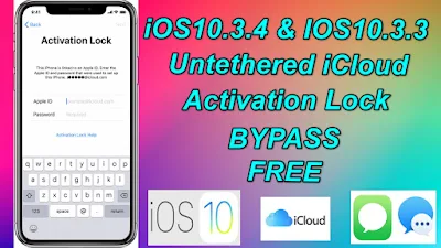 iOS10.3.4-10.3.3 Untethered iCloud Actiavtion Lock Bypass Fix Notification-iCloud Service & Apps.