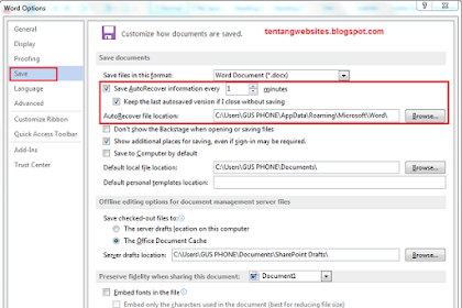 Cara Mengembalikan File Ms Word Hilang Belum Di Save