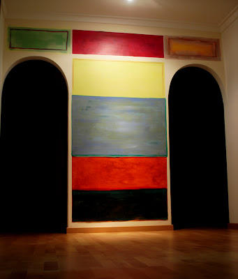 em paredes rui aleixo pintura mural vestíbulo hall rothko 1