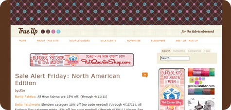 4 14 11 online fabric sources true up