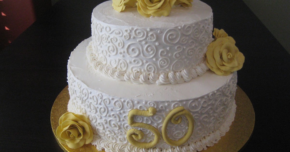 TheNaughtyTarteBaking 50th  Wedding  Anniversary  Cake 