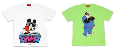 Disney meets KIKS TYO - DJ Mickey and Pete T-Shirts