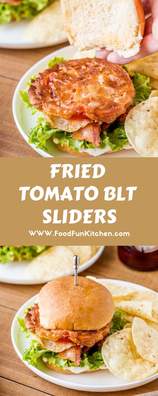 FRIED TOMATO BLT SLIDERS