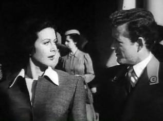 Hedy Lamarr and Robert Walker from the trailer for the film Her Highness and the Bellboy