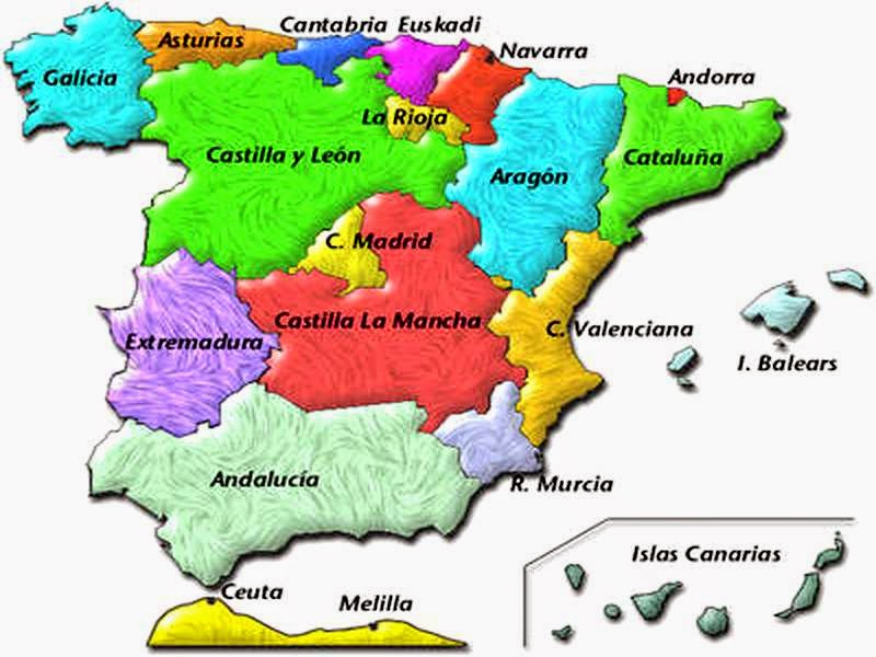 Resultado de imagen de comunidades autonomas de españa juegos