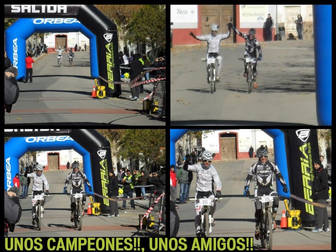 ÓSCAR SEVILLA Y PACO MANCEBO GANAN EN LA IX MARCHA DE BTT LOS CALARES DEL RÍO MUNDO