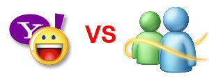 Yahoo Messenger VS Windows Messenger