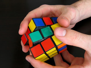 positive thinking, action, rubiks cube, turn, hands, play