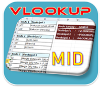 Rumus VLOOKUP Kode Barang