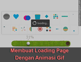 Cara Membuat Loading Page Dengan Animasi Gif Di Blog