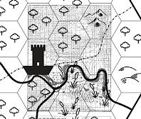 Wilderness map around B2 keep on the borderlands