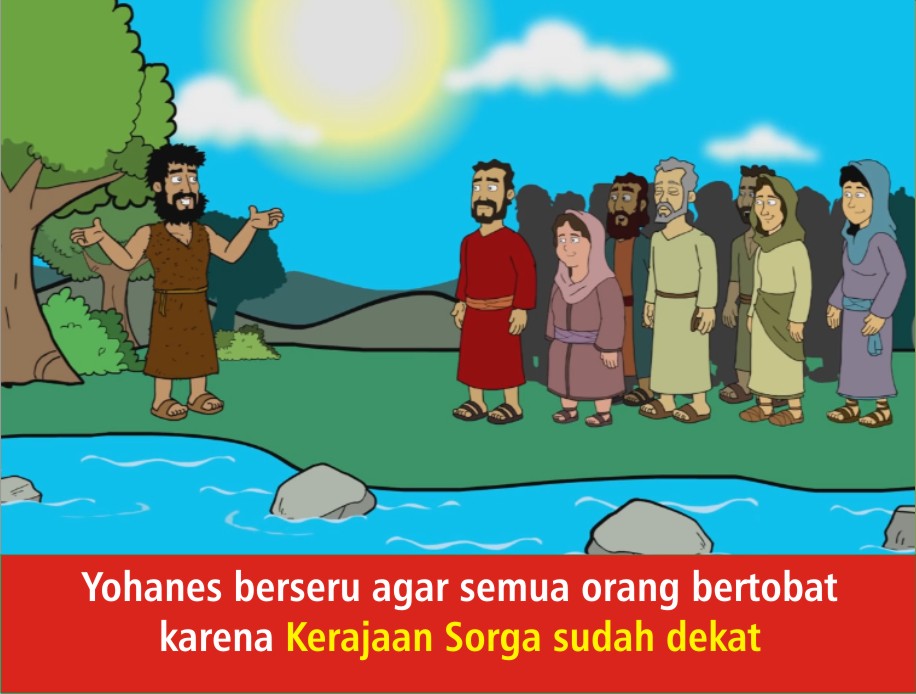 Komik Alkitab Anak: Tuhan Yesus Dibaptis