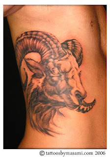 Aries Zodiac Tattoos Desaign On Body