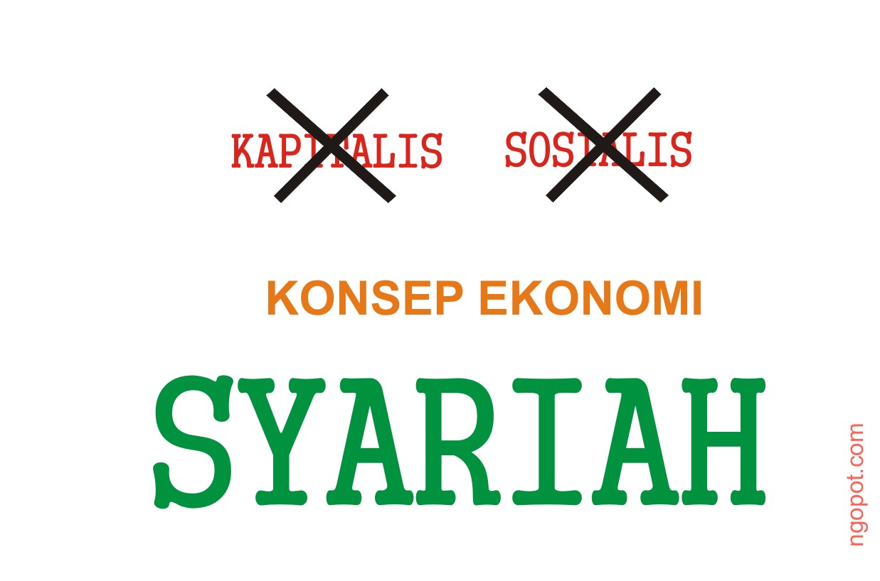 Gambar tulisan ekonomi syariah