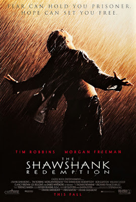 Movie poster for Columbia Pictures and Castle Rock Entertainment's 1994 Best Picture winning film The Shawshank Redemption, starring Tim Robbins and Morgan Freeman