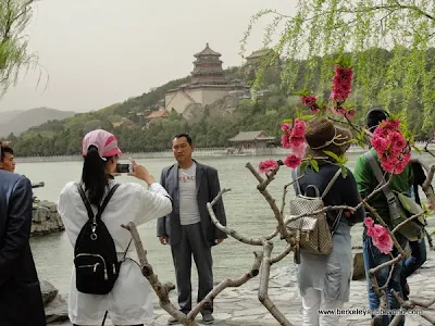 view of palaces in Summer Palace in Beijing, China