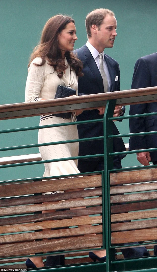 Kate Middleton wears Alexander McQueen to watch Roger Federer play