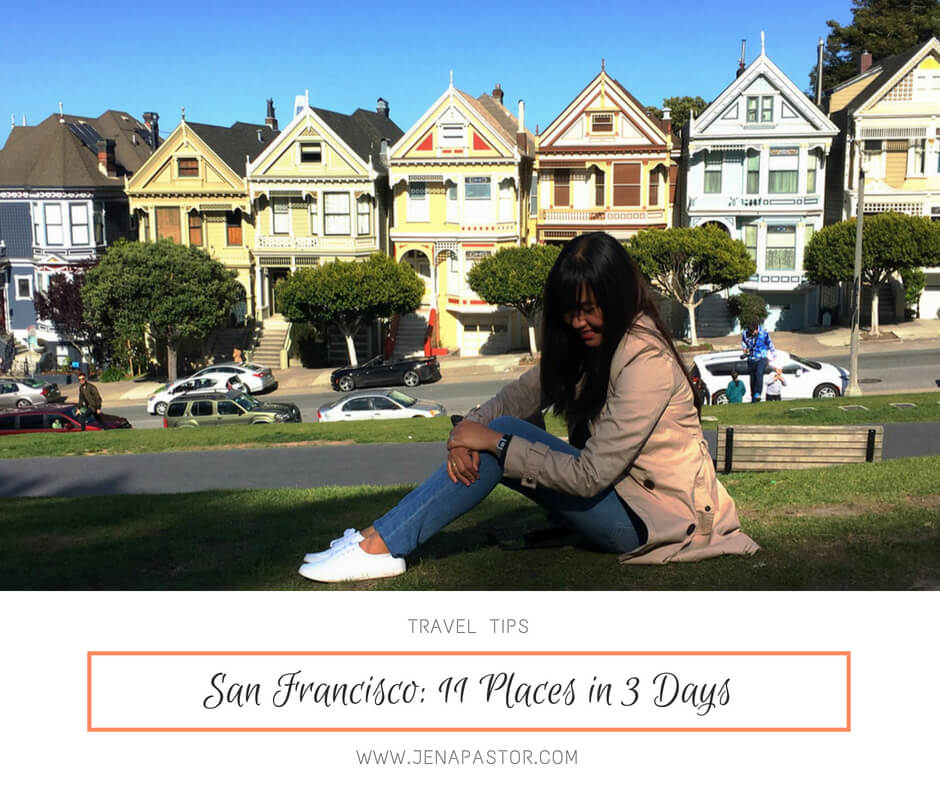 san francisco itinerary cover with background of painted ladies