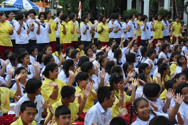 Wat Puttamongkon temple Phuket Town school