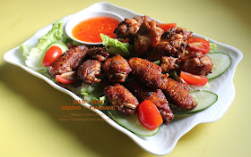 Juadah Hari Raya: Sayap Ayam  Goreng / Panggang