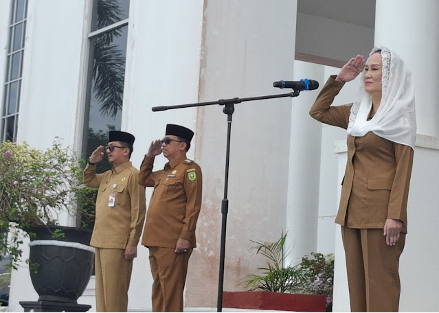 Bupati Natuna Pimpin Apel Perdana Pasca Libur Idul Fitri 1446 H
