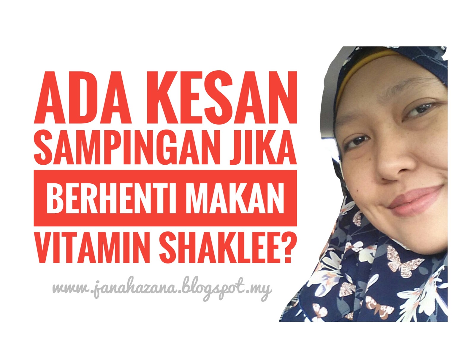 Ada kesan sampingan jika berhenti makan vitamin shaklee 